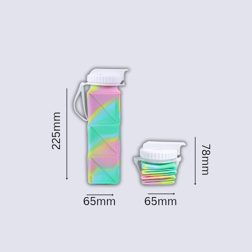 Sport Foldable Water Bottle - Cotton Candy