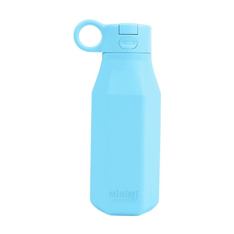Adventure Silicone Water Bottle - Baby Blue