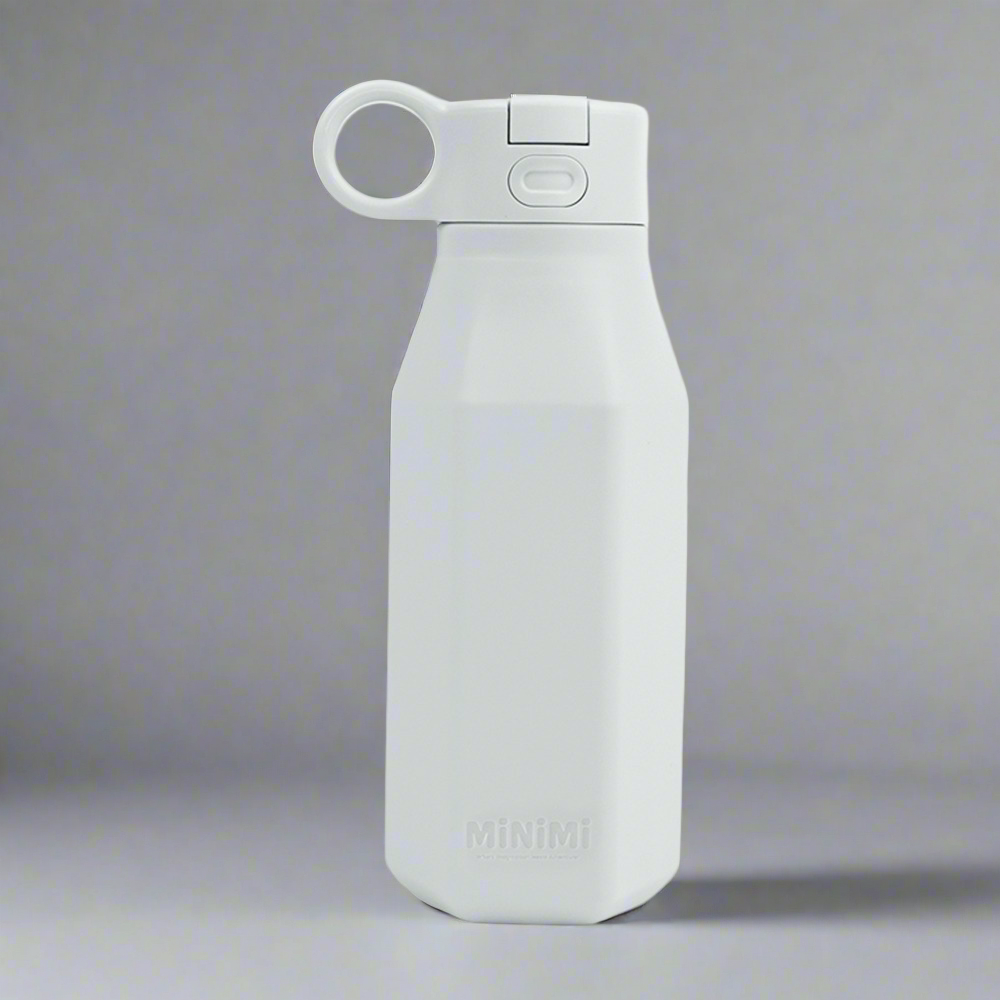 Adventure Silicone Water Bottle - Light Gray