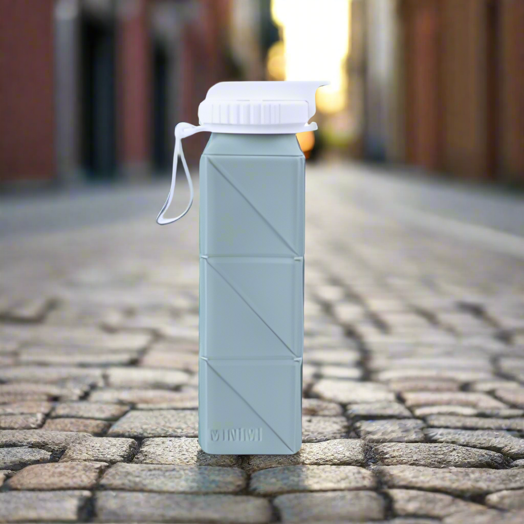 Sport Foldable Water Bottle - Green