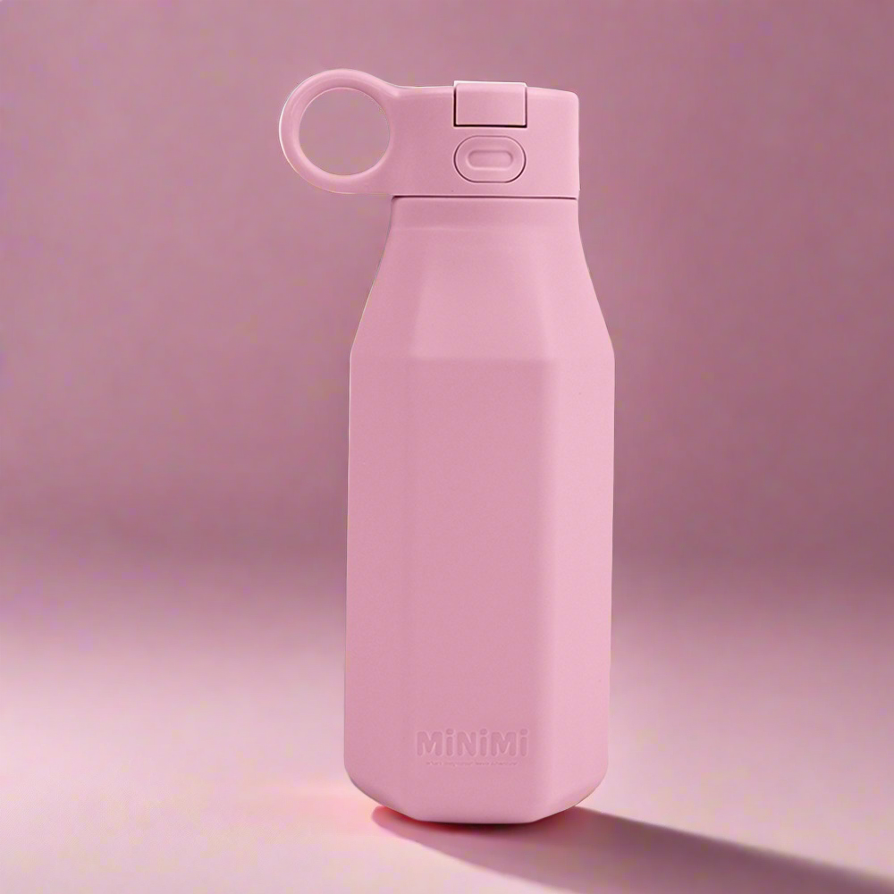 Adventure Silicone Water Bottle - Blush