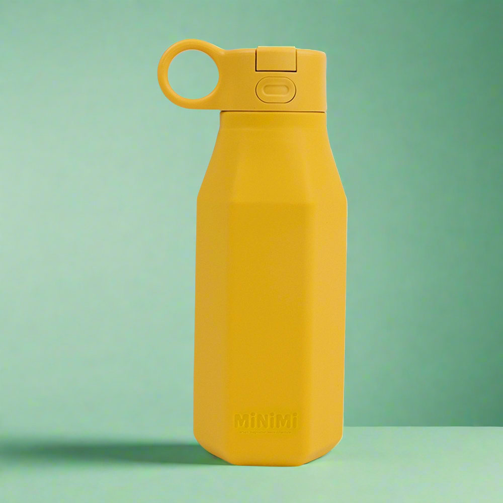 Adventure Silicone Water Bottle - Mustard