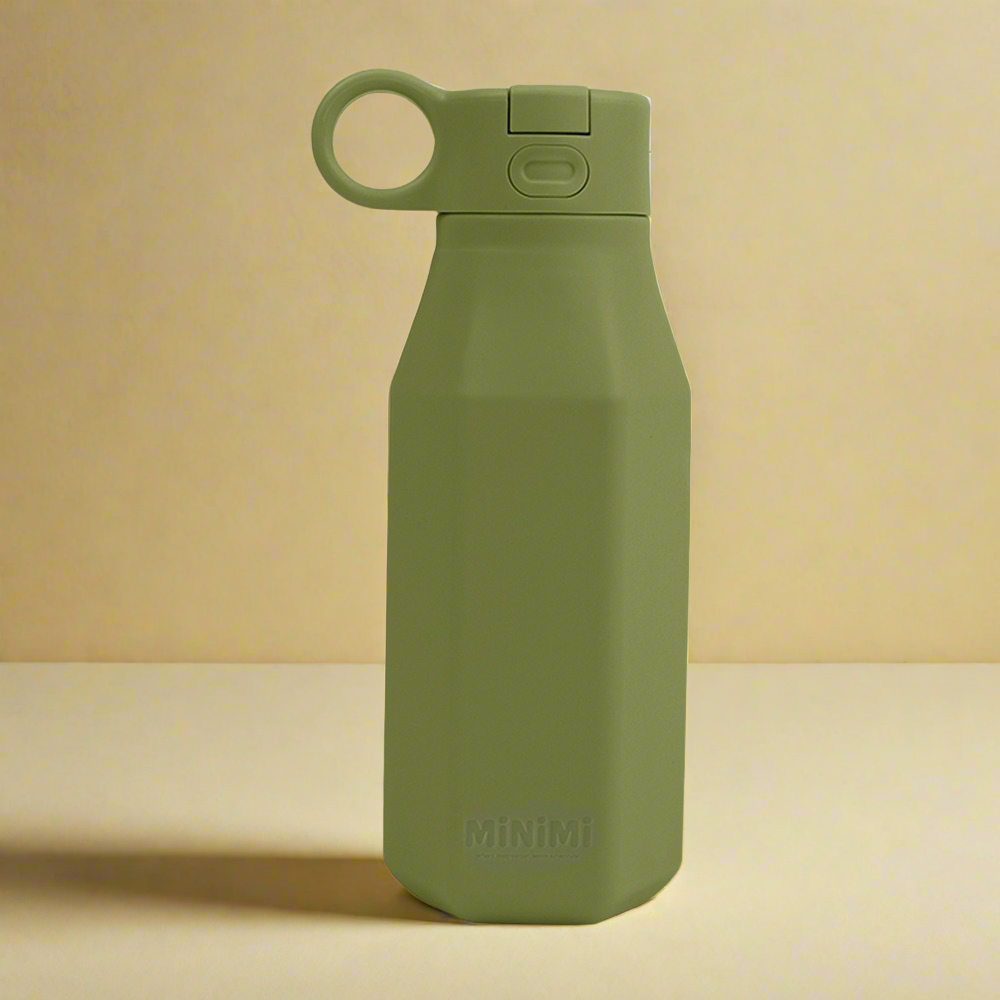 Adventure Silicone Water Bottle - Army Green