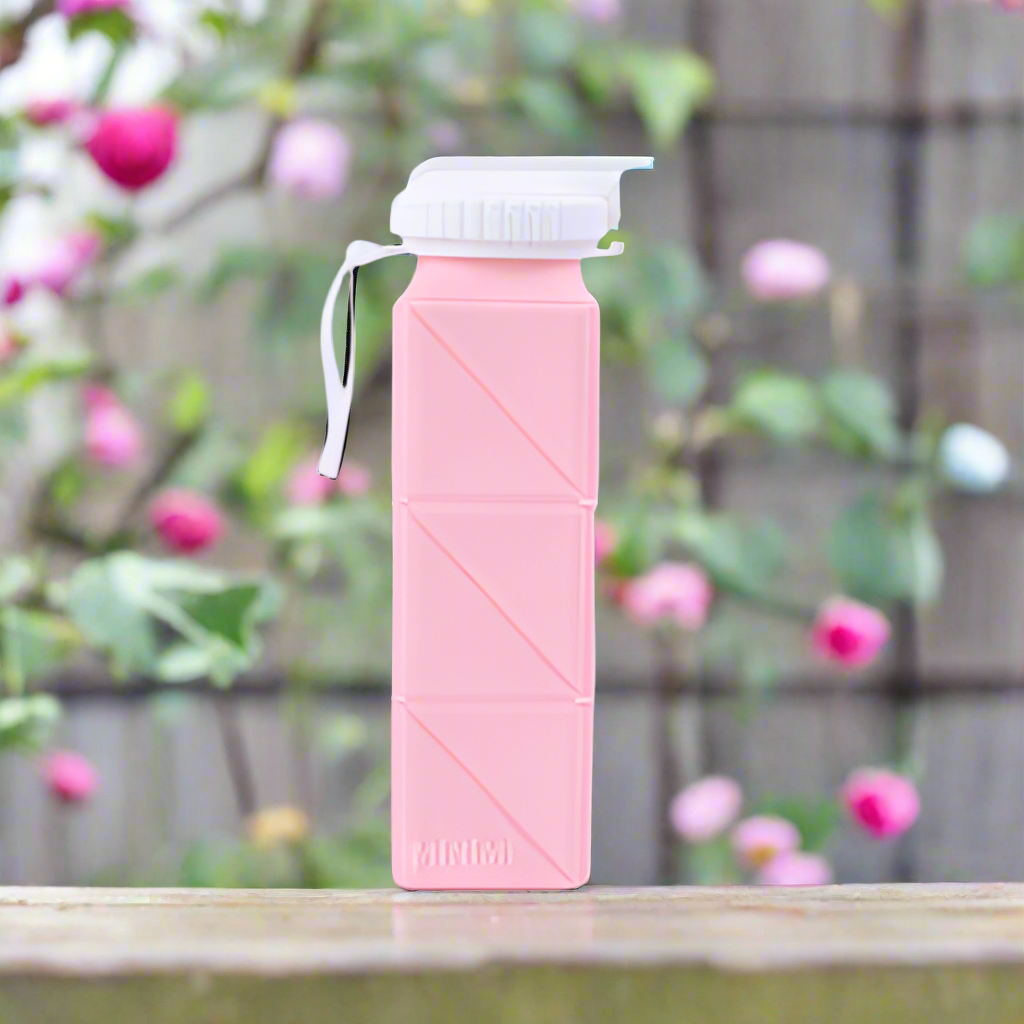 Sport Foldable Water Bottle - Pink