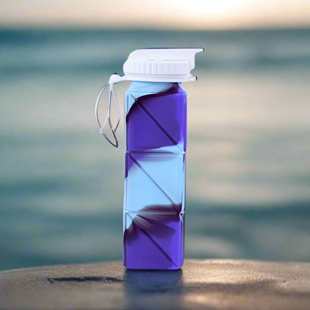 Sport Foldable Water Bottle - Ocean