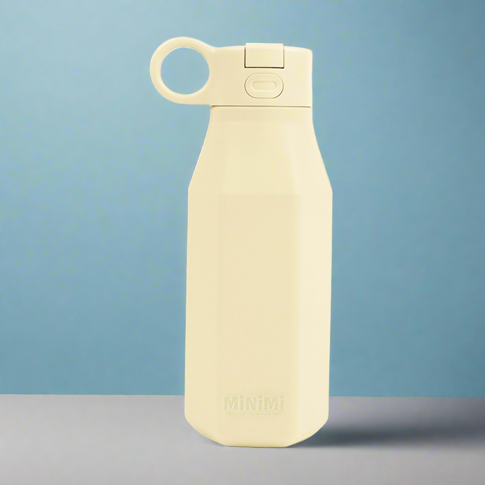 Adventure Silicone Water Bottle - Pastel Yellow
