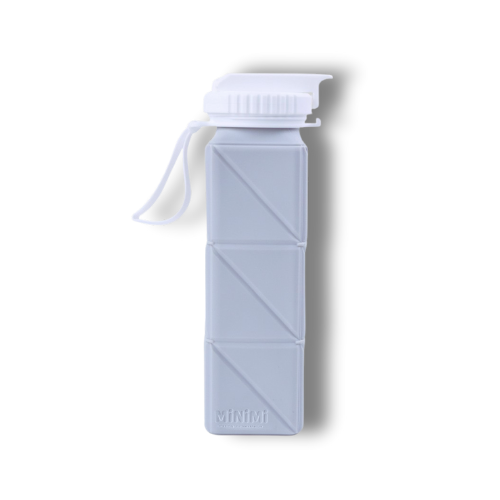 Sport Foldable Water Bottle - Gray