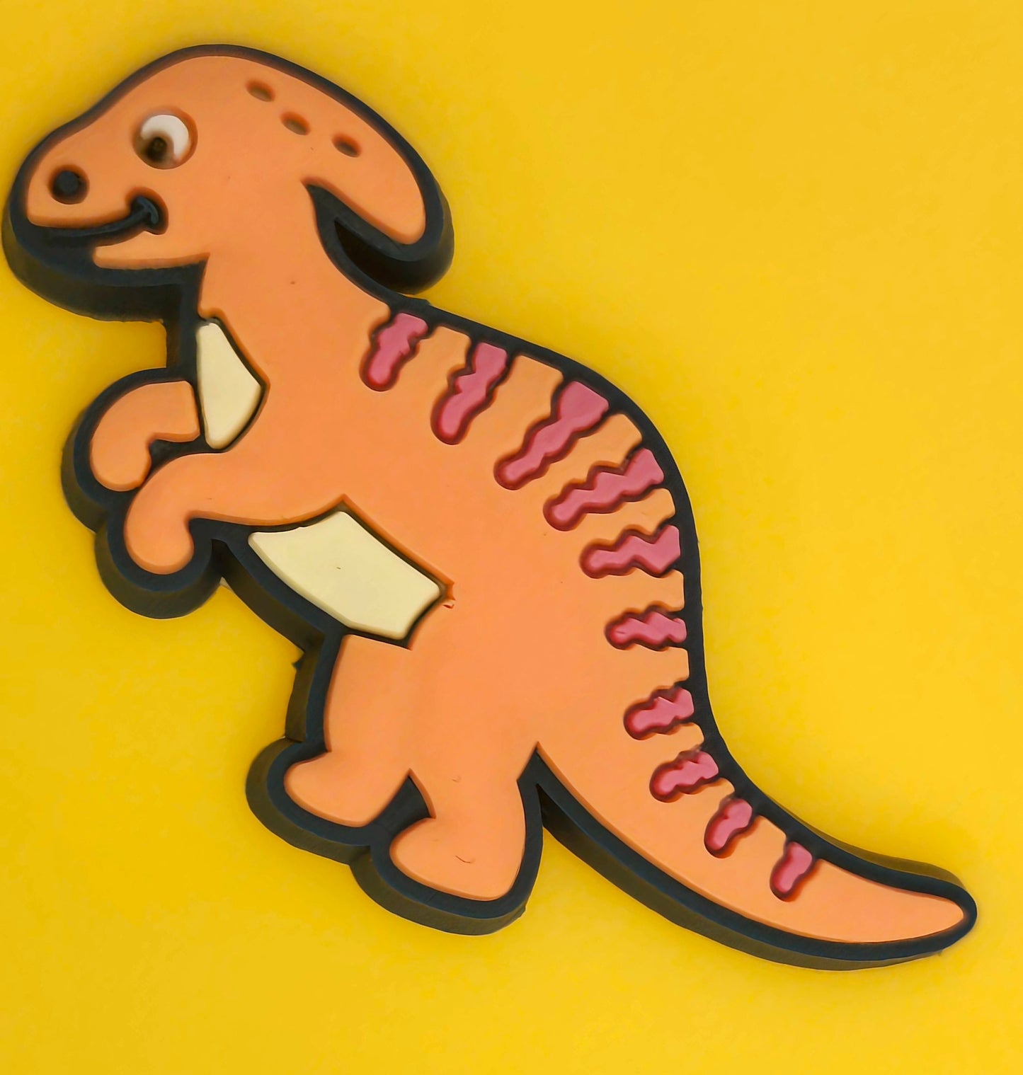 Orange Dino, Rubbe4