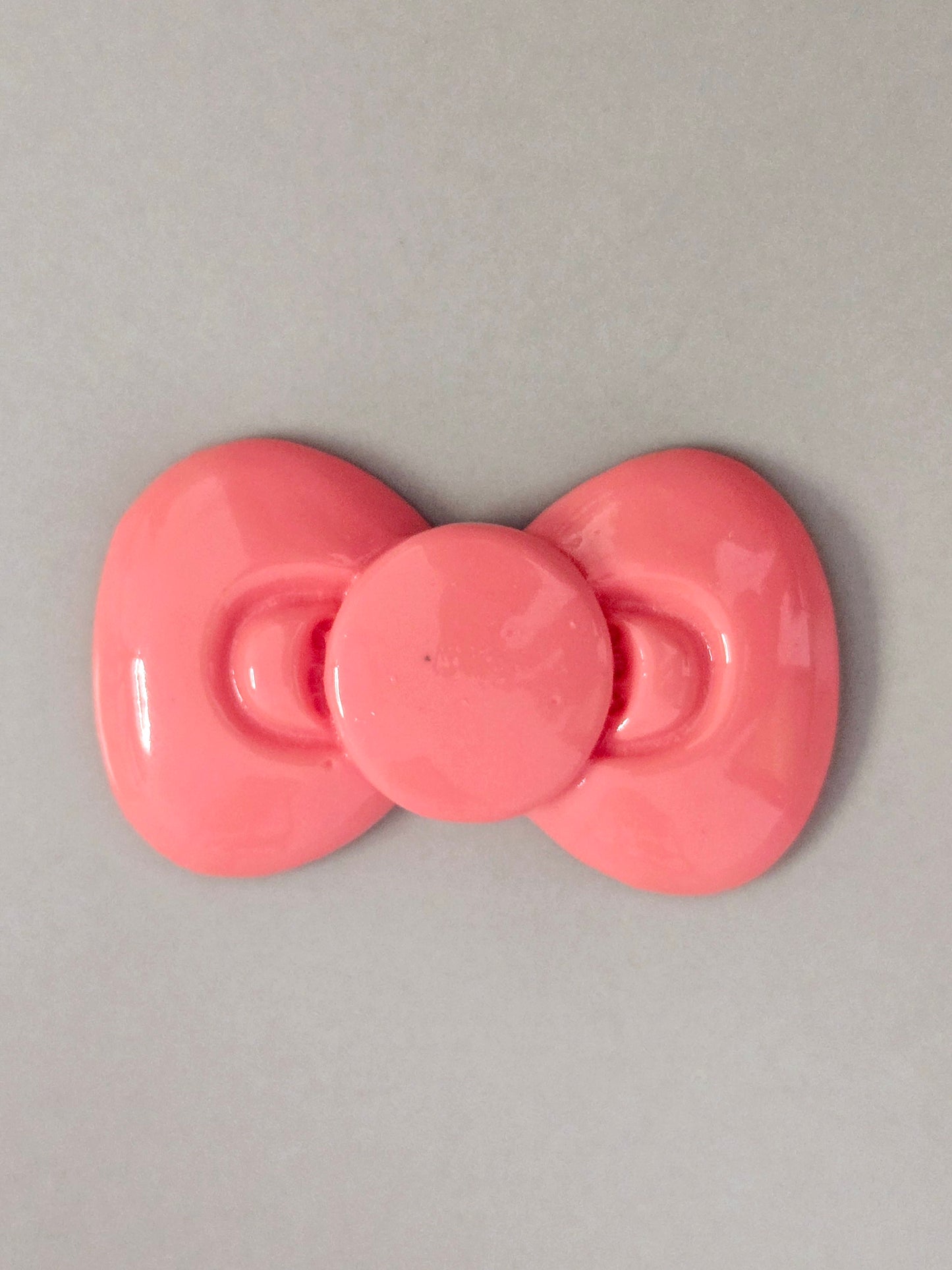 Large kitty bow, dark pink, Acrylic