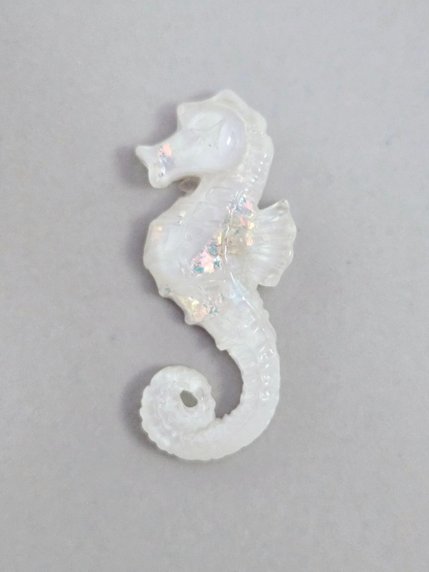 Seahorse white, Acrylic