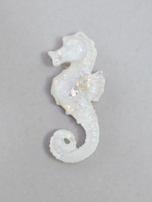 Seahorse white, Acrylic